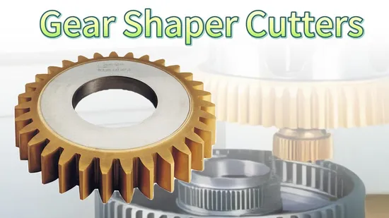 HSS M2 M35 Taper Shank Straight Tooth Gear Shaper Cutter Cutting Tool for Spline Bowl Shaped Gear Shaper Cutter